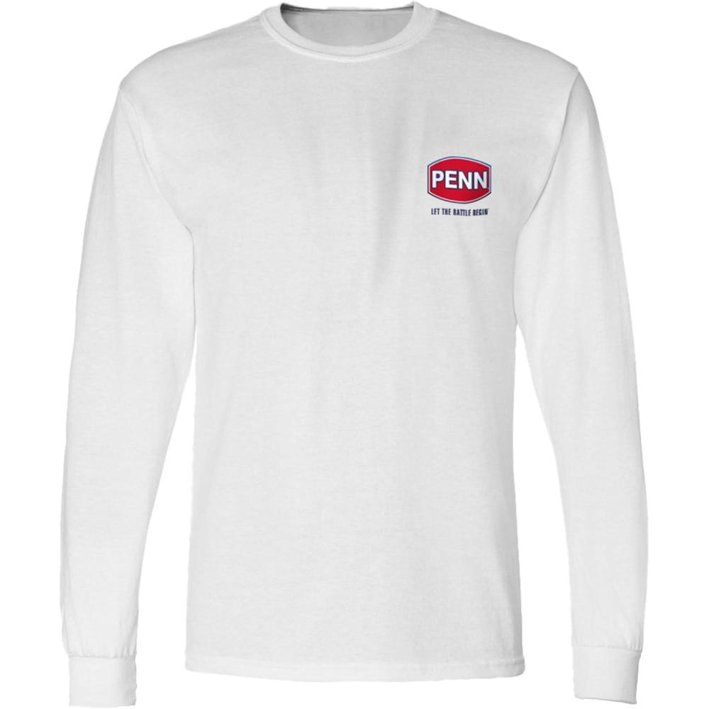 imagePENN Mens Logo Long Sleeve TShirtWhite