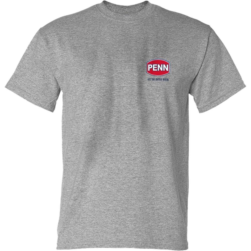 imagePENN Mens Logo Short Sleeve TShirtHeather Grey