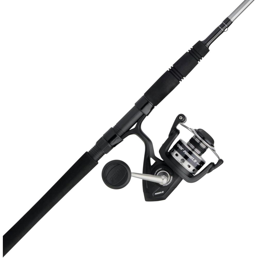 imagePENN Pursuit III ampamp Pursuit IV Spinning Reel and Fishing Rod Combo5000 Size Reel  7  Medium Heavy  1pc
