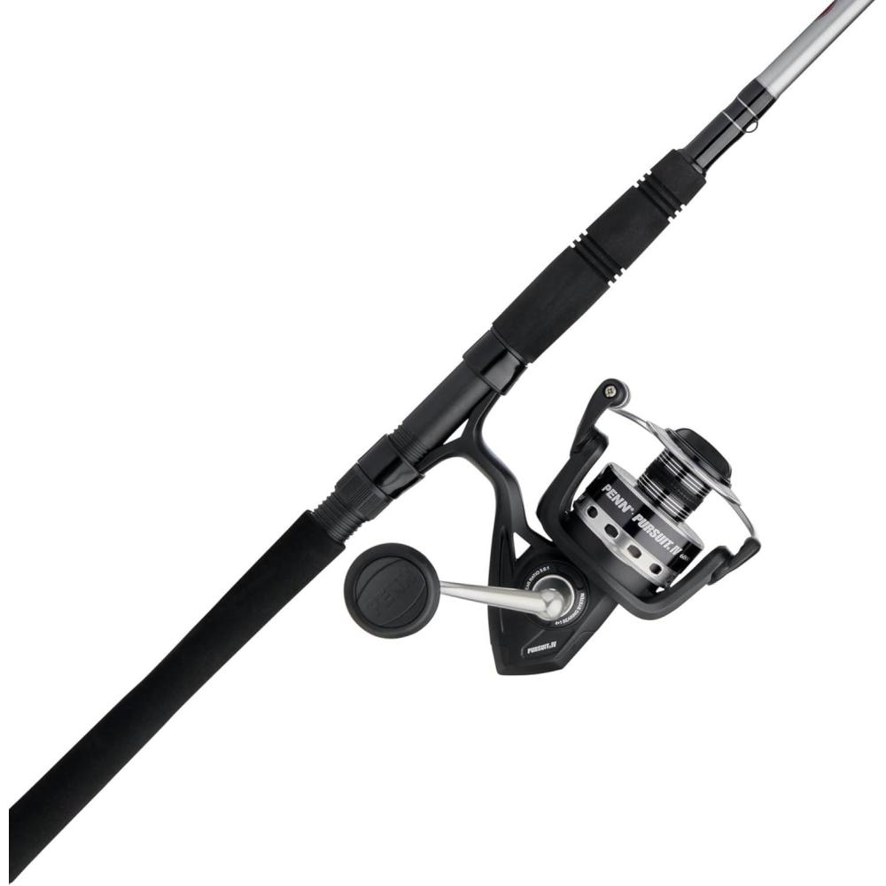 imagePENN Pursuit III ampamp Pursuit IV Spinning Reel and Fishing Rod Combo6000 Size Reel  7  Medium Heavy  1pc