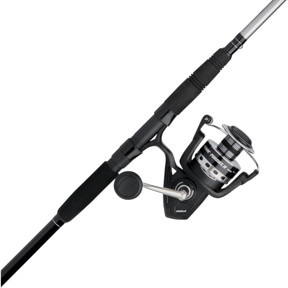 imagePENN Pursuit III ampamp Pursuit IV Spinning Reel and Fishing Rod Combo8000 Size Reel  7  Heavy  1pc