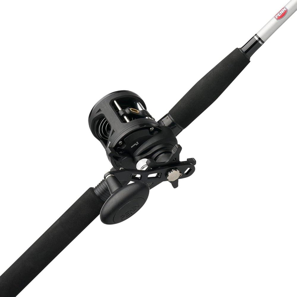 imagePenn Rival II Level Wind Conventional Reel and Fishing Rod ComboNew Model