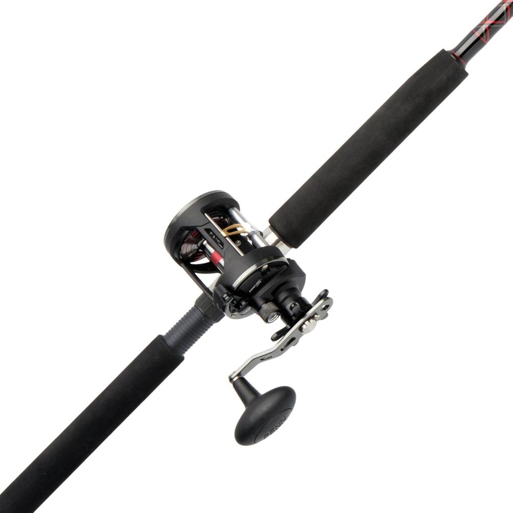 imagePenn Warfare II Level Wind Conventional Reel and Fishing Rod ComboOld Model