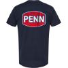 PENN Men’s Logo Short Sleeve T-Shirt(Navy)