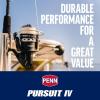 PENN Pursuit III & Pursuit IV Spinning Reel and Fishing Rod Combo(4000 Size Reel – 7′ – Medium – 2pc)
