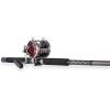 Penn Special Senator 91332 Fishing Rod and Reel Combo, 6.5 Feet, Black/Smoke/Red
