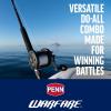 Penn Warfare II Level Wind Conventional Reel and Fishing Rod Combo(Old Model)