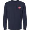 PENN Men’s Logo Long Sleeve T-Shirt(Navy)